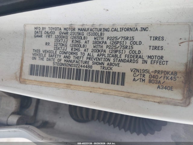 Toyota Tacoma Prerunner V6