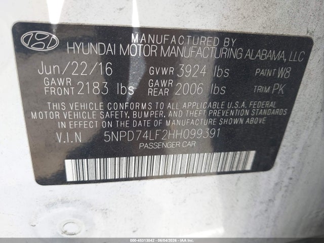Hyundai ELANTRA Se