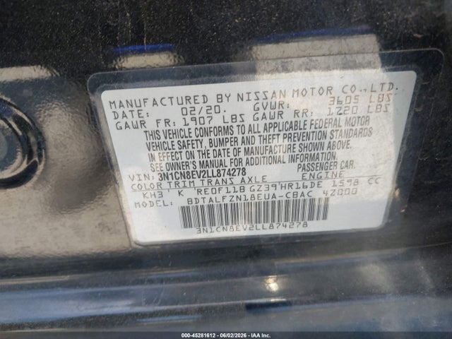 Nissan Versa Sv Xtronic Cvt