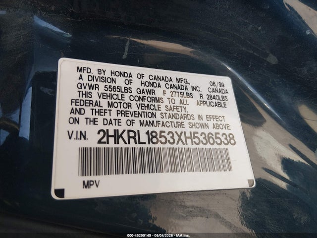 Honda Odyssey Lx