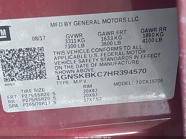 Chevrolet Tahoe Lt