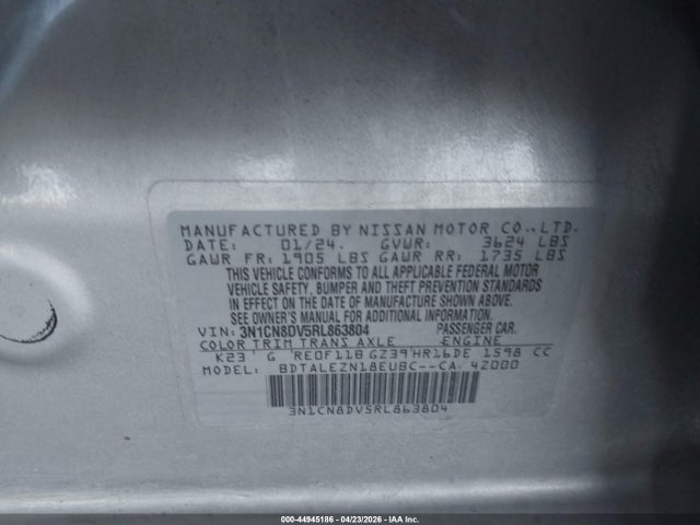 Nissan Versa 1.6 S