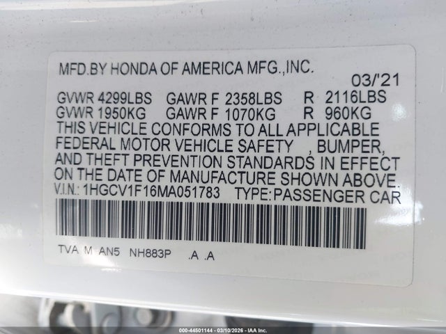 Honda Accord Lx