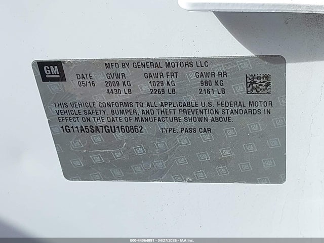 Chevrolet Malibu 1fl
