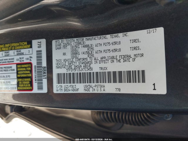 Toyota Tundra Sr5 5.7l V8