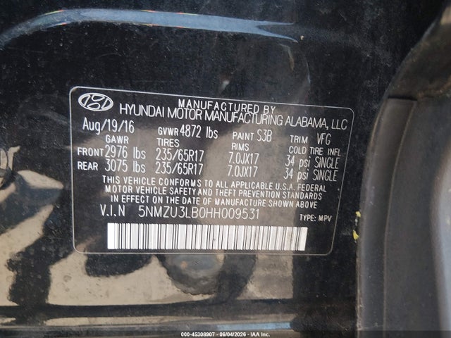 Hyundai SANTA FE 2.4l