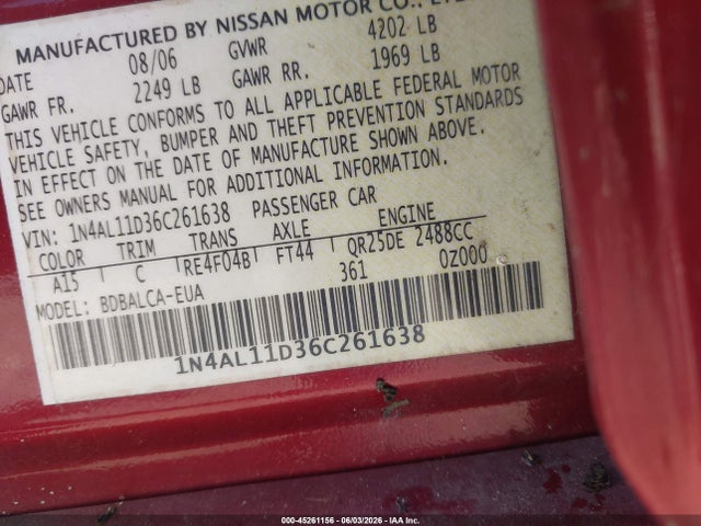 Nissan Altima 2.5 S