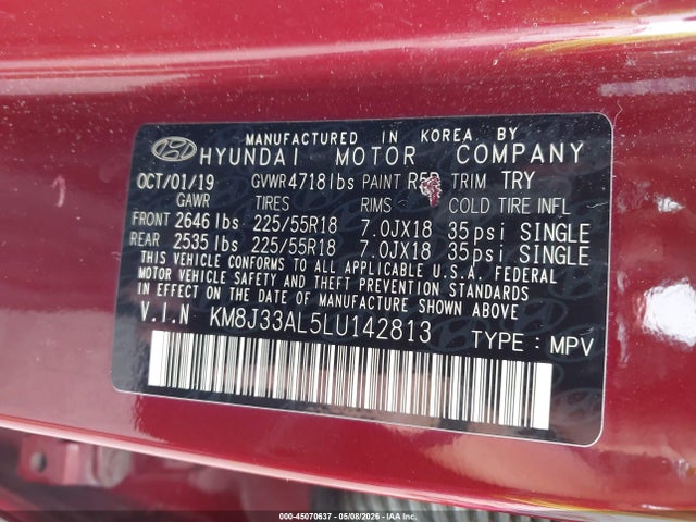 Hyundai TUCSON Sel