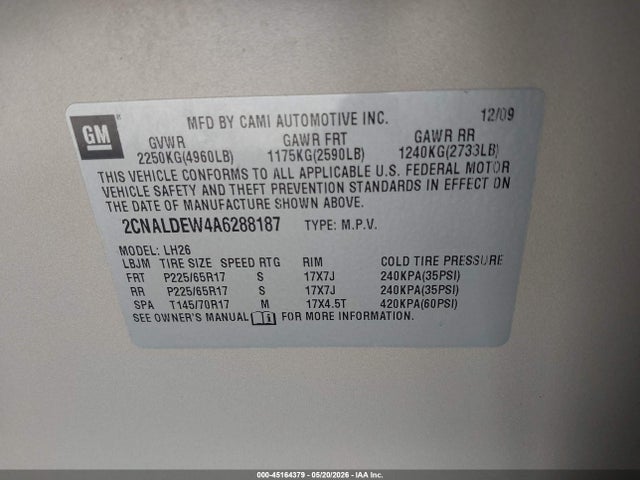 Chevrolet Equinox Lt