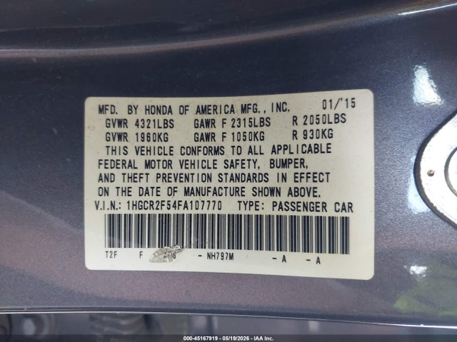 Honda Accord Sport
