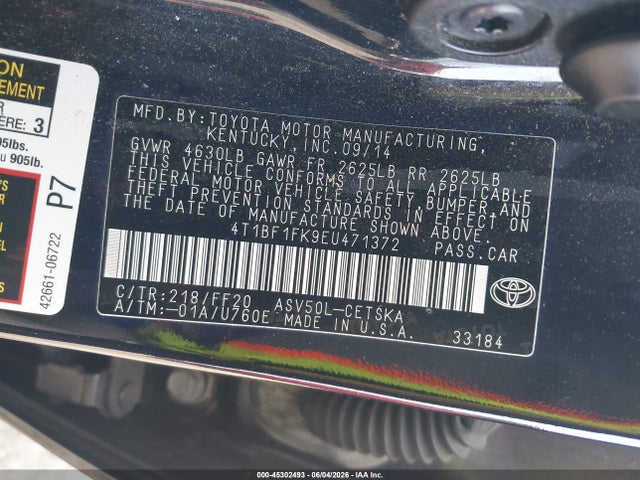 Toyota Camry Se