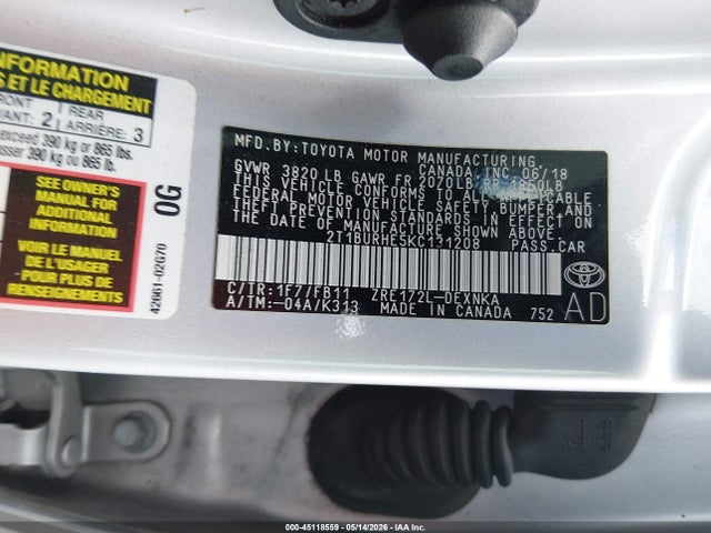 Toyota Corolla Le