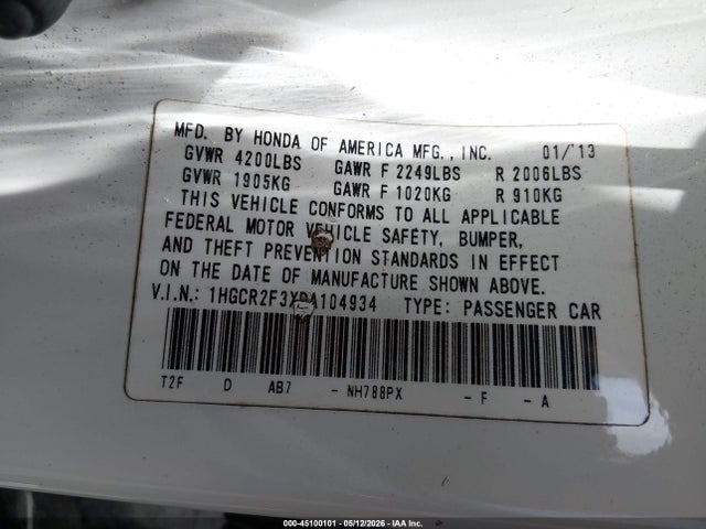 Honda Accord Lx
