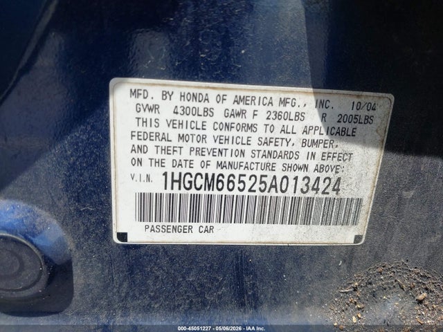 Honda Accord 3.0 Ex