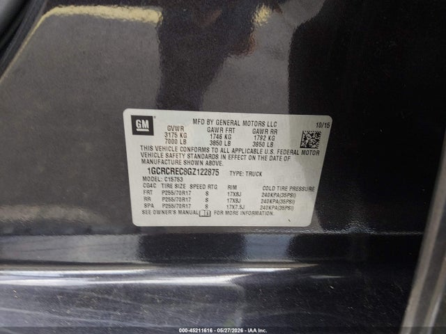 Chevrolet Silverado 1500 1lt