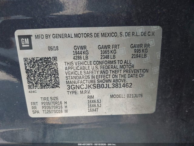 Chevrolet Trax Ls
