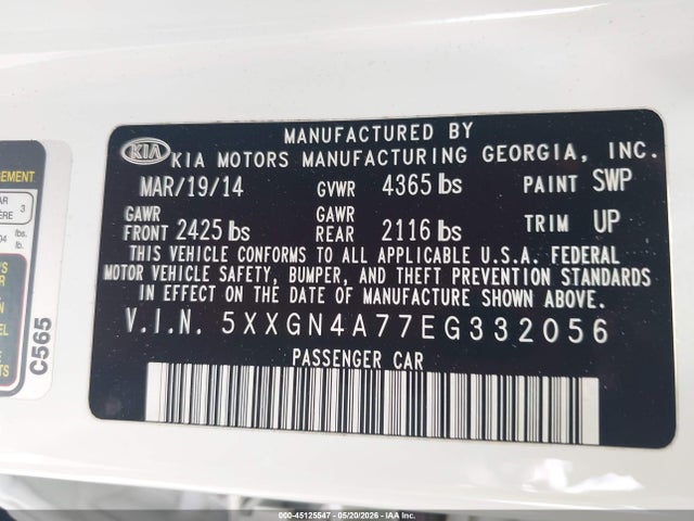 Kia Optima Ex