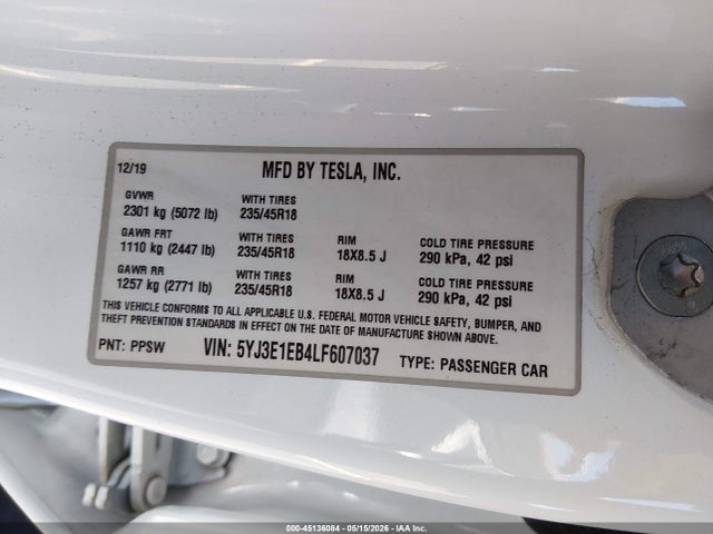 Tesla Model 3 Long Range Dual Motor All-wheel Drive