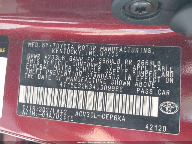 Toyota Camry Xle