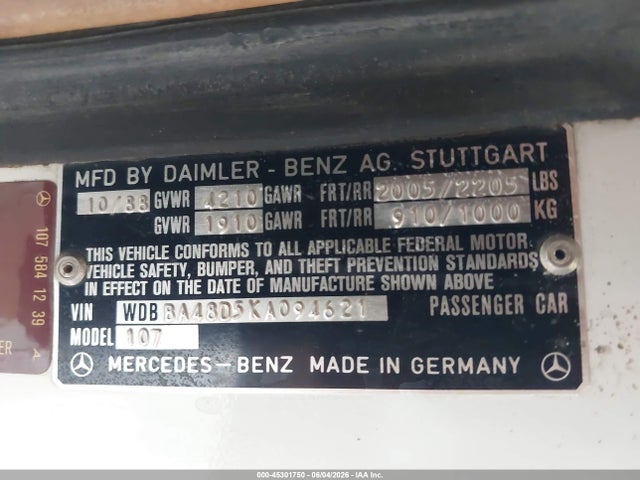 Mercedes-Benz 560 Sl