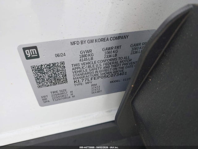 Chevrolet Trax Fwd Ls