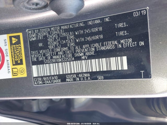Toyota Highlander Le Plus