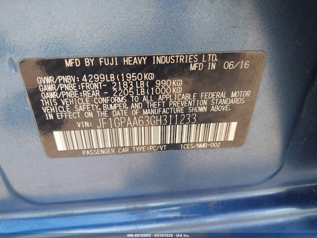 Subaru Impreza 2.0i