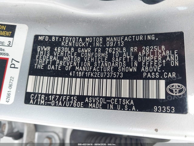 Toyota Camry Se