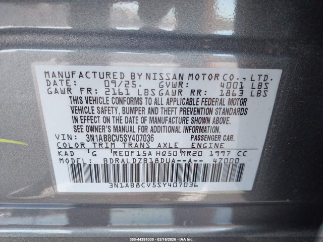 Nissan Sentra Sv