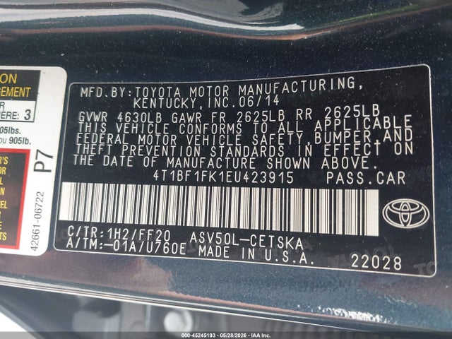 Toyota Camry Se