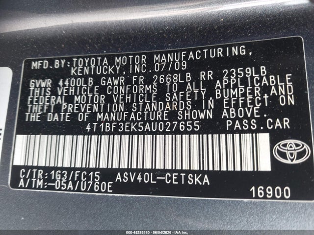 Toyota Camry Se