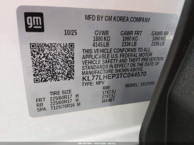 Chevrolet Trax Fwd Lt