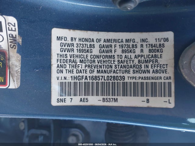 Honda Civic Ex