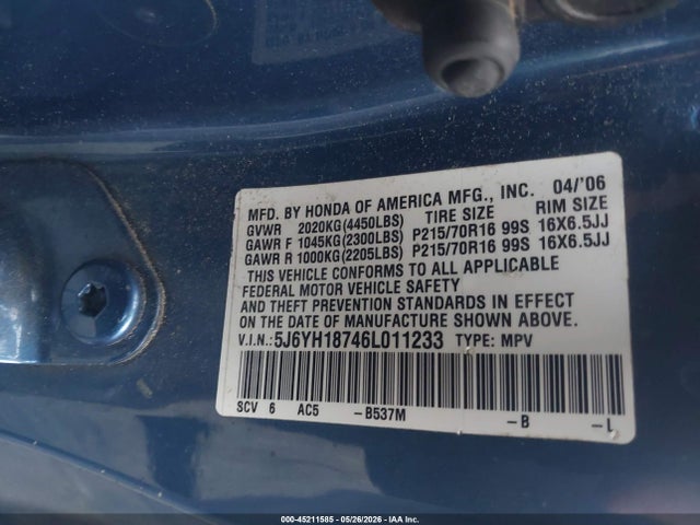 Honda Element Ex-p