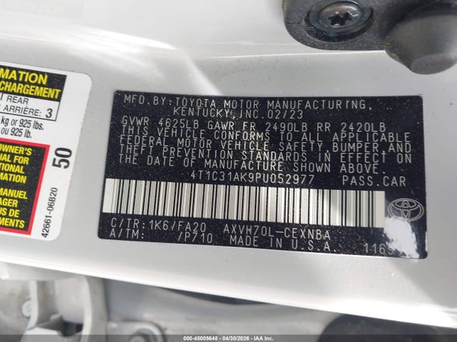 Toyota Camry Le Hybrid