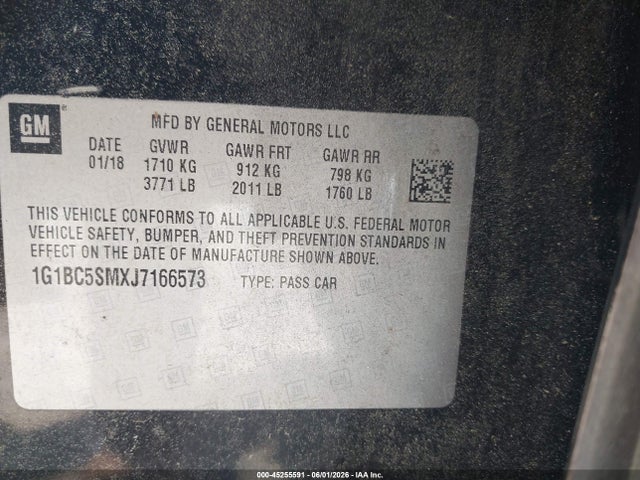 Chevrolet Cruze Ls Auto