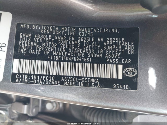 Toyota Camry Le