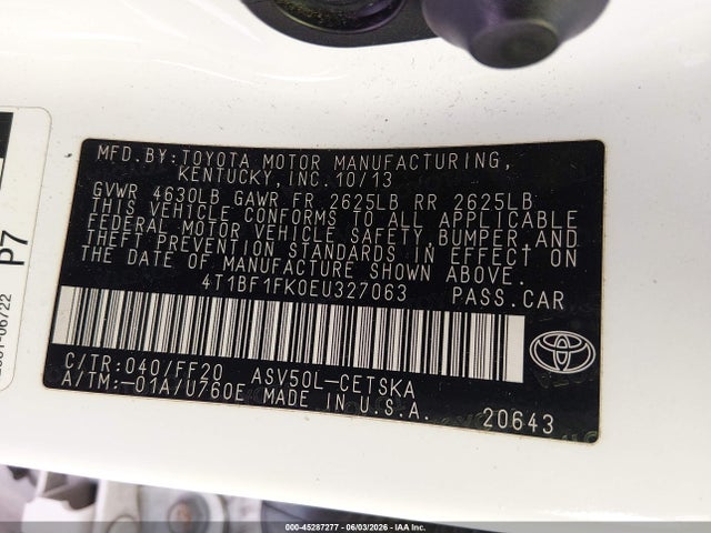 Toyota Camry Se