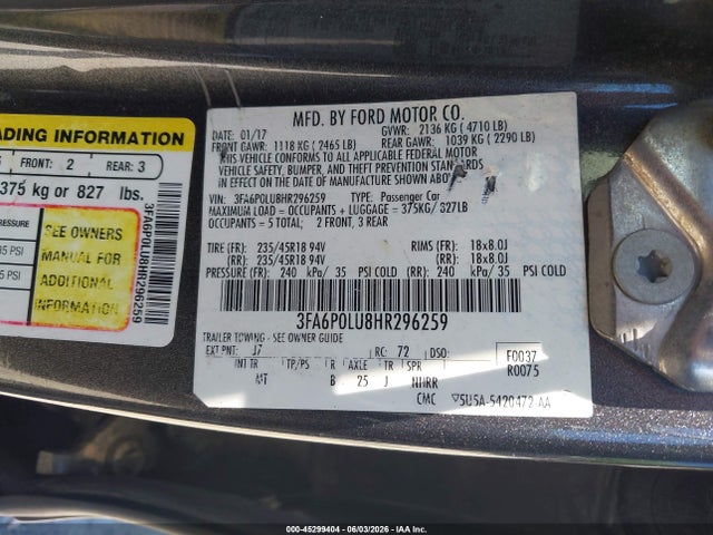 Ford Fusion Se