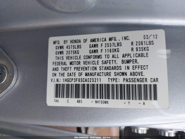 Honda Accord 3.5 Ex-l