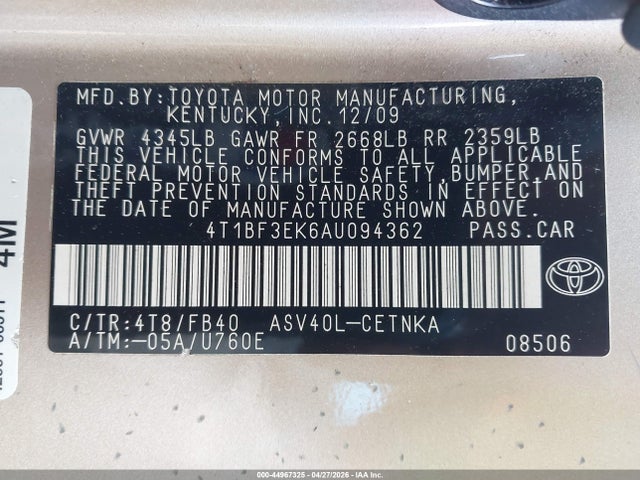 Toyota Camry Le