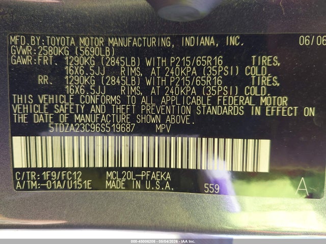 Toyota Sienna