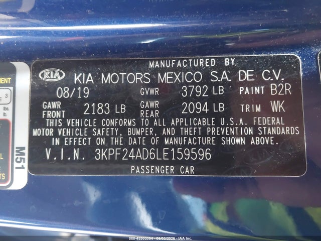 Kia Forte Lxs