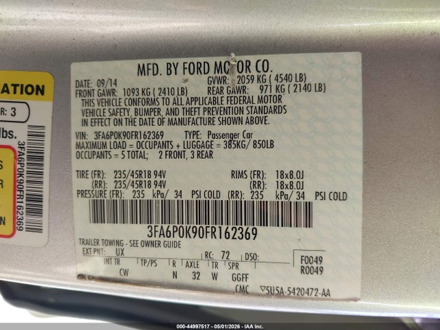 Ford Fusion Titanium