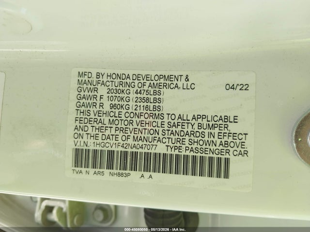 Honda Accord Sport Special Edition