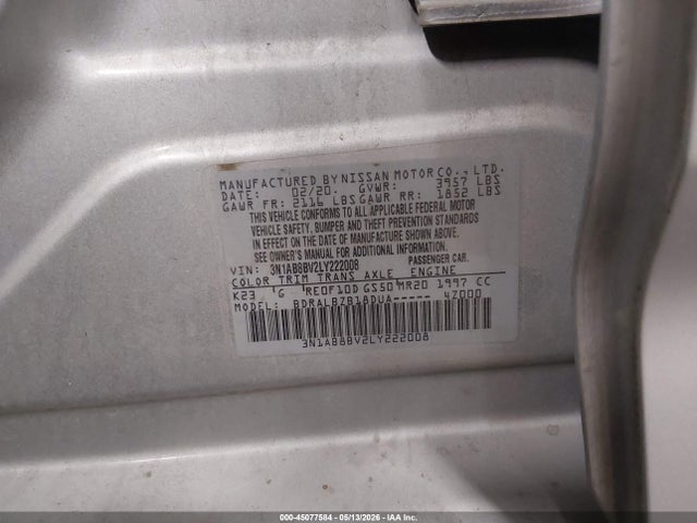 Nissan Sentra S Xtronic Cvt