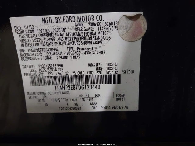 Ford Taurus Sel