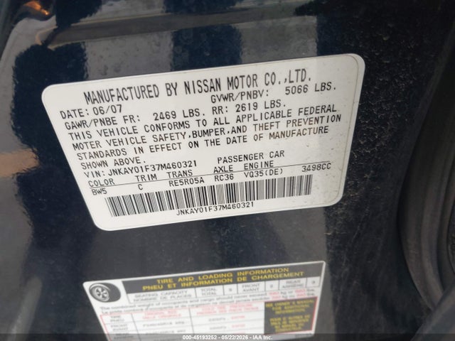 INFINITI M35x
