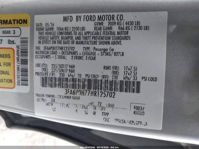 Ford Fusion Se