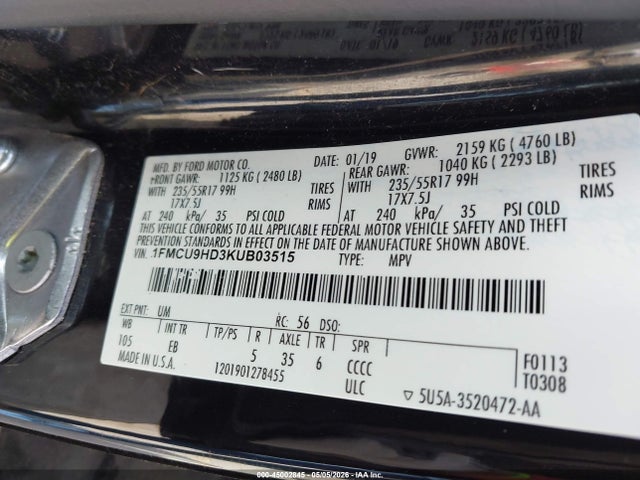 Ford Escape Sel